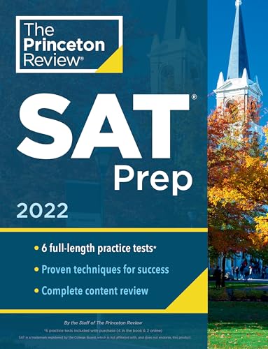 Cover of Princeton Review SAT Prep 2022