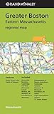 Rand Mcnally Folded Map Greater Boston Eastern Massachusetts Regional Map