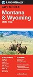 Rand Mcnally Easy To Read Montana Wyoming State Map