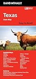 Easy To Read Texas State Map Rand Mcnally Easy To Read