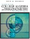 College Algebra and Trigonometry