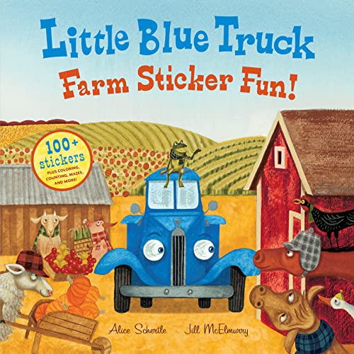 Little Blue Truck Farm Sticker Fun! book cover