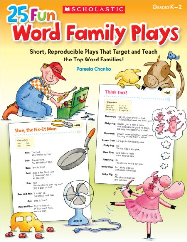 Cover of 25 fun word family plays