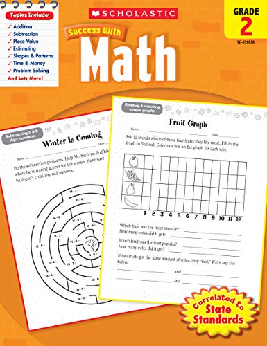 Scholastic Success with Math, Grade 2 cover