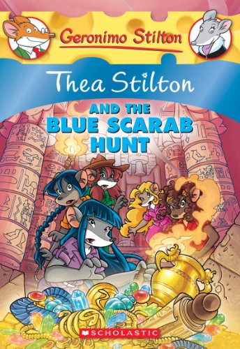 Thea Stilton and the Blue Scarab Hunt cover