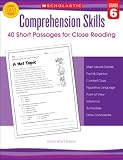 Comprehension Skills Short Passages For Close Reading Grade 6