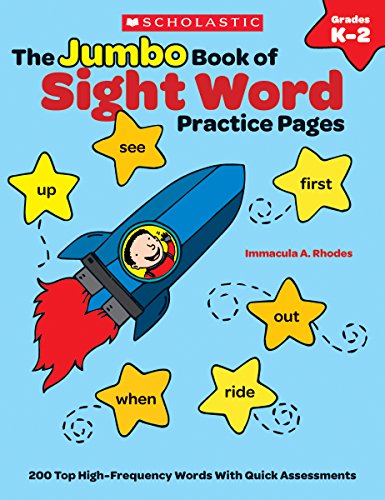 Cover of Jumbo Book of Sight Word Practice Pages