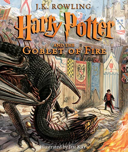 Harry Potter and the Goblet of Fire: The Illustrated Edition book cover