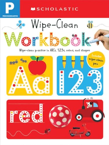 Pre K Wipe Clean Workbook Scholastic Early Learners Wipe Clean