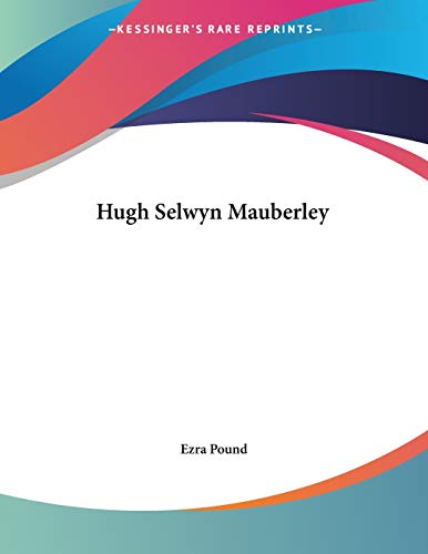 Hugh Selwyn Mauberley book cover