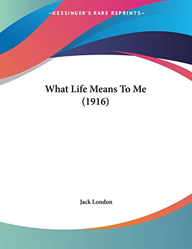 What Life Means to Me book cover