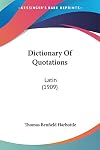 Dictionary of quotations (classical)
