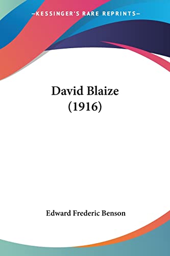 David Blaize book cover