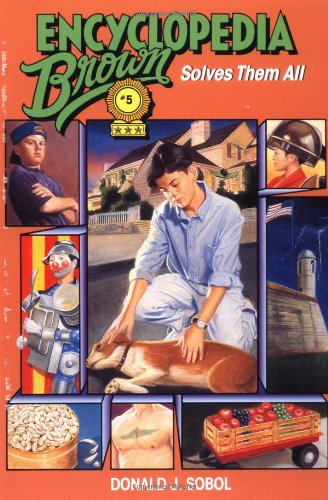 Encyclopedia Brown Solves Them All book cover