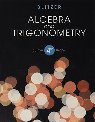 Portada de Algebra and Trigonometry 4th Ed