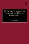 Effective Library and Information Centre Management
