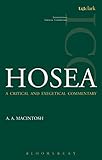 Hosea A Critical And Exegetical Commentary
