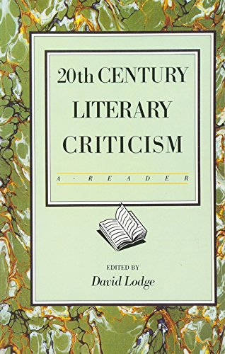 20th Century Literary Criticism cover