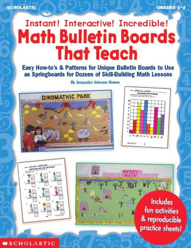 Cover of Instant! Interactive! Incredible! Math Bulletin Boards That Teach (Grades 1-3)