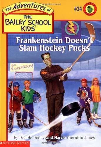 Frankenstein Doesn't Slam Hockey Pucks book cover