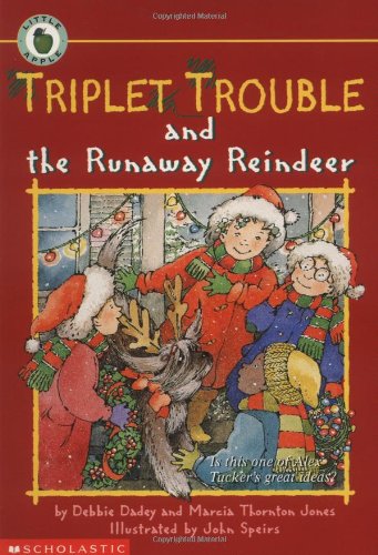 Triplet Trouble and the Runaway Reindeer cover