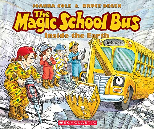 The Magic School Bus Inside the Earth book cover