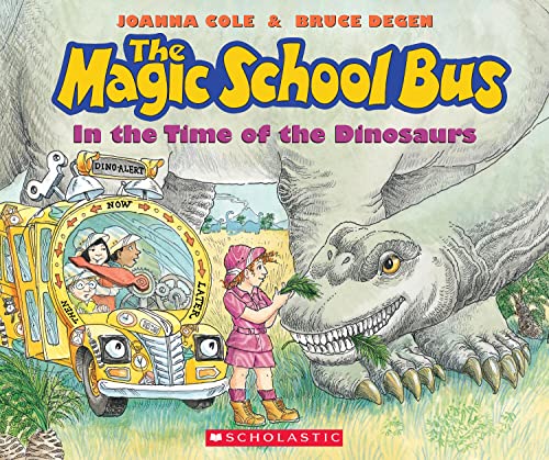 The Magic School Bus in the Time of the Dinosaurs book cover