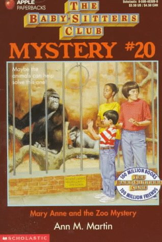 Mary Anne and the Zoo Mystery cover