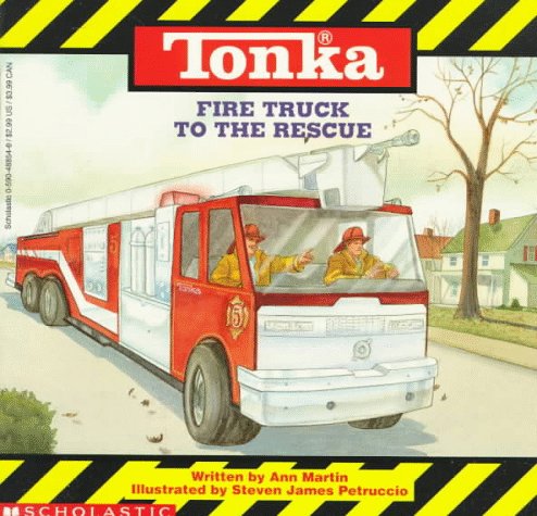 Tonka Fire Truck to the Rescue book cover