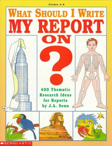 Cover of What should I write my report on?