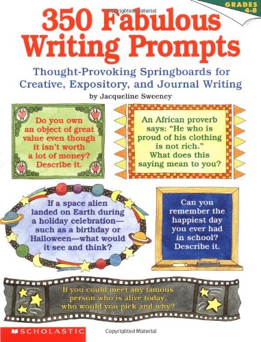 Cover of 350 fabulous writing prompts