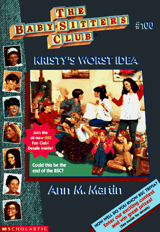 Kristy's Worst Idea cover