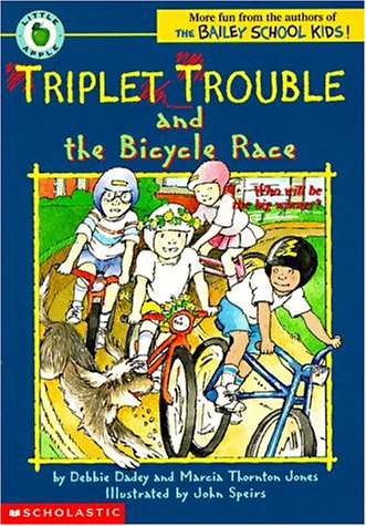 Triplet Trouble and the Bicycle Race book cover