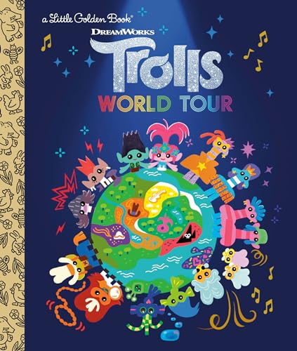 Trolls World Tour Little Golden Book book cover