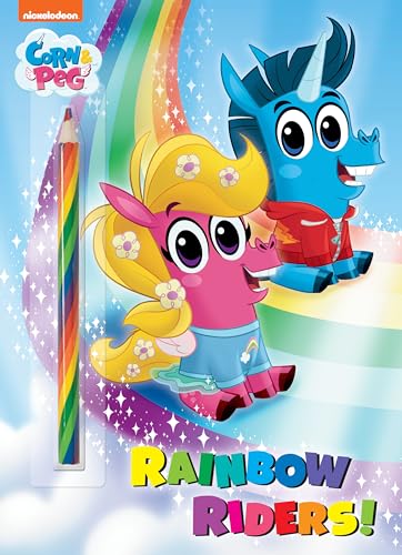 Cover of Rainbow Riders! (Corn & Peg)