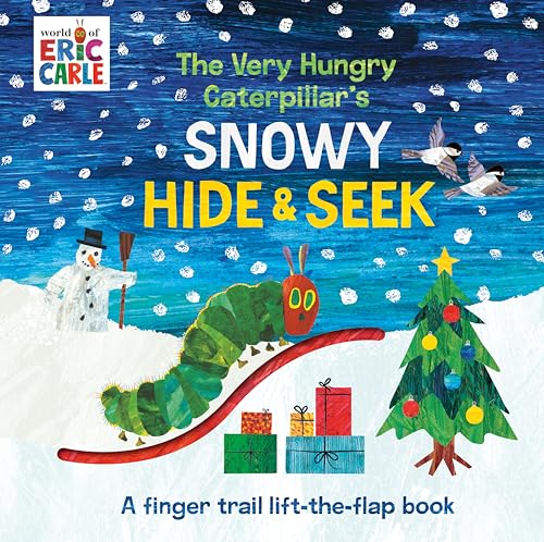 The Very Hungry Caterpillar's Snowy Hide & Seek: A Finger Trail Lift-The-Flap Book book cover