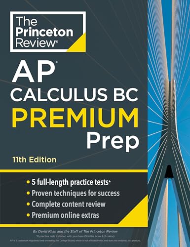 Princeton Review AP Calculus BC Premium Prep, 11th Edition cover