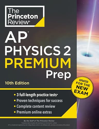 Princeton Review AP Physics 2 Premium Prep, 10th Edition cover