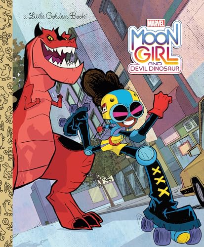 Moon Girl and Devil Dinosaur Little Golden Book book cover