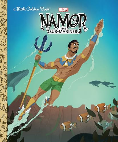 Namor the Sub-Mariner Little Golden Book book cover