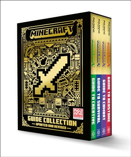 Cover of Minecraft: Guide Collection 4-Book Boxed Set (Updated): Survival (Updated), Creative (Updated), Redstone (Updated), Combat