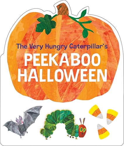 The Very Hungry Caterpillar's Peekaboo Halloween book cover