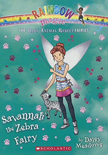 Savannah the Zebra Fairy book cover