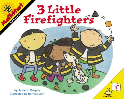 Cover of 3 Little Firefighters (Mathstart: Level 1 (HarperCollins Library))