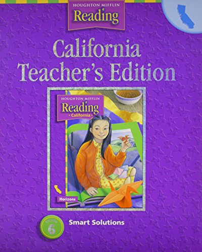 Cover of California Teacher's Edition Grade 3 Theme 6: Horizons/Smart Solutions (Houghton Mifflin Reading : a Legacy of Literacy)