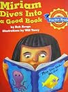 Miriam Dives Into a Good Book