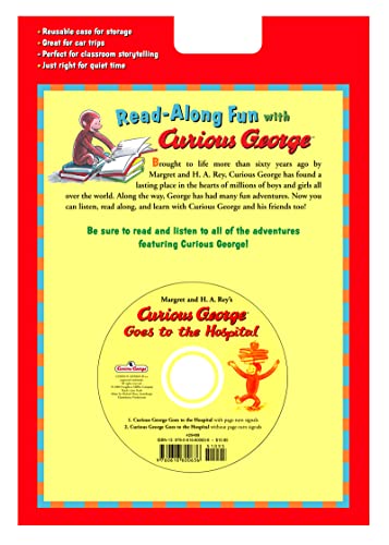 Cover of Curious George Goes to the Hospital Book and CD