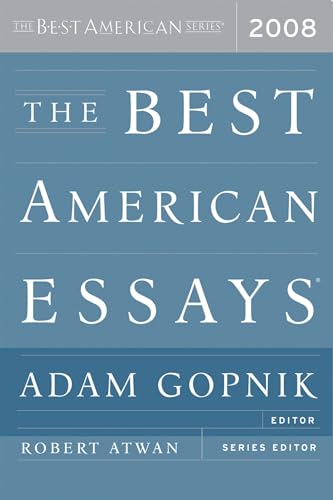 The Best American Essays 2008 book cover