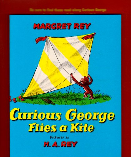 Cover of Curious George flies a kite