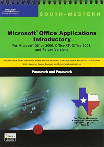 Cover of Microsoft Office Applications